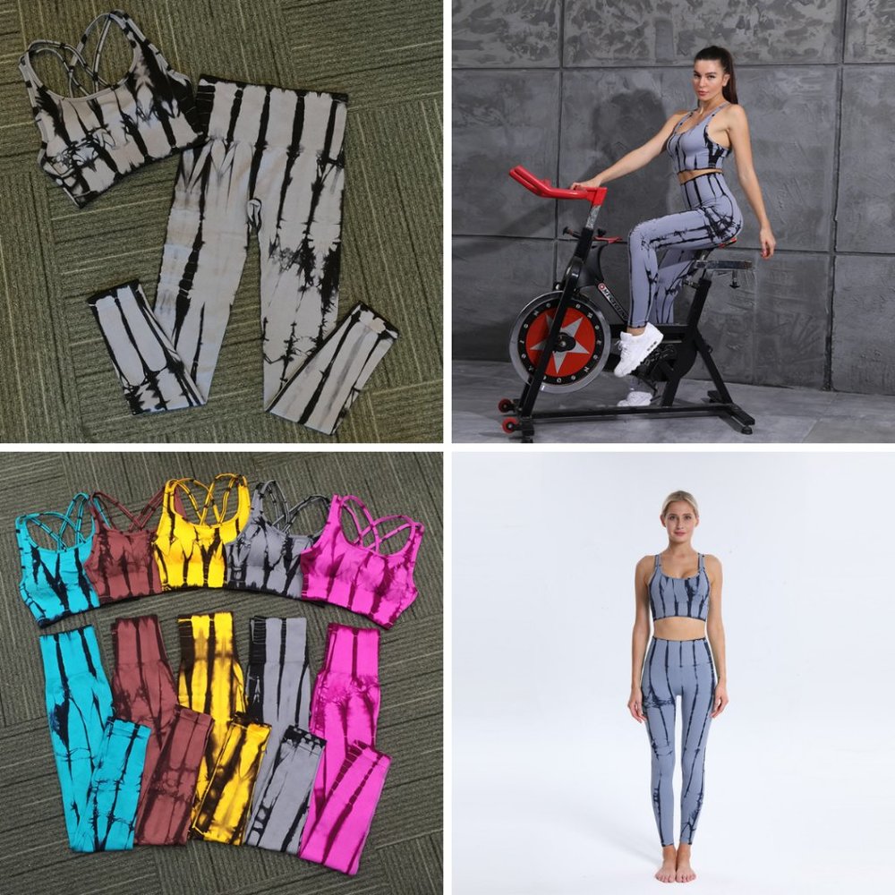 (NEW!) Activewear Tie Dye Sets - Picture 2 of 4